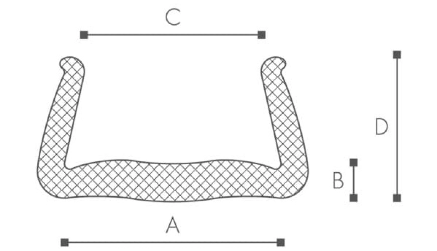 U-профиль Tulip Stretch защитный